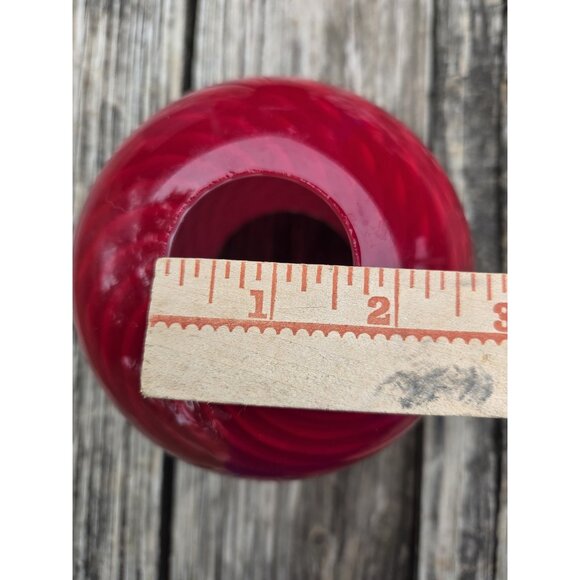 Murano Style Red Swirl Hand‎ Blown Glass Pendant Lamp Shade Replacement - Picture 5 of 9